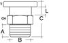 Immagine di T3I INGRASSATORE ESAGONALE INOX 303