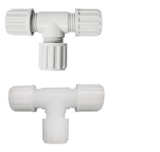 Immagine di 8206 RACCORDO PP E PVDF T INTERMEDIO