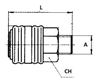 Immagine di 6430 RUBINETTO EUROSTANDARD M OTTONE