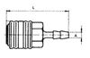 Immagine di 6435 RUBINETTO EUROSTANDARD PORTAGOMMA OTTONE