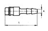 Immagine di 6442 INNESTO RAPIDO EUROSTANDARD PORTAGOMMA OTTONE