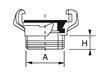 Immagine di 7410 RACCORDO EXPRESS MASCHIO PER ARIA